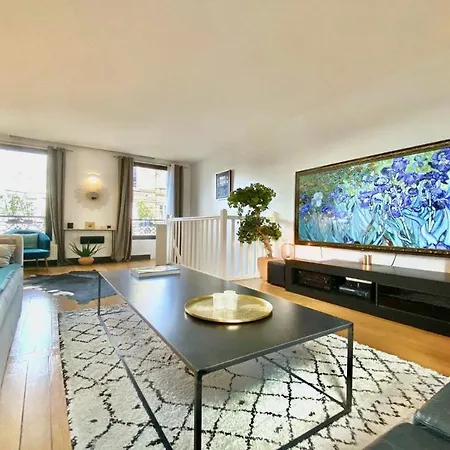 Lesparisnormands - Le Duplex De La Reine, Proche Parc Des Expositions Porte De Versailles Et Tour Eiffel Apartment Boulogne-Billancourt